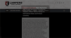 Desktop Screenshot of lamperdlesslethal.com